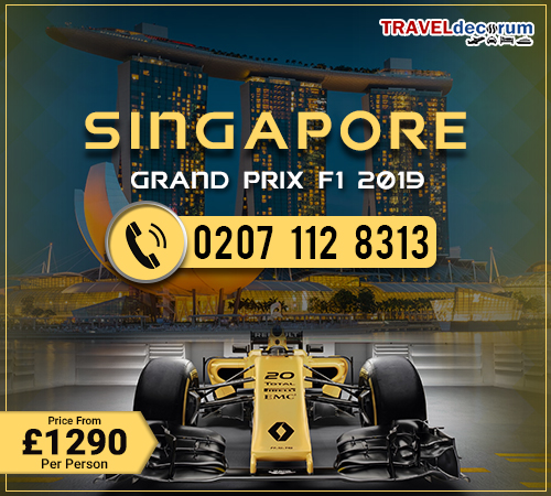 singapore grand prix packages from UK