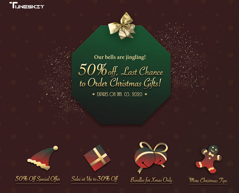 TunesKit Christmas Promotion 20119