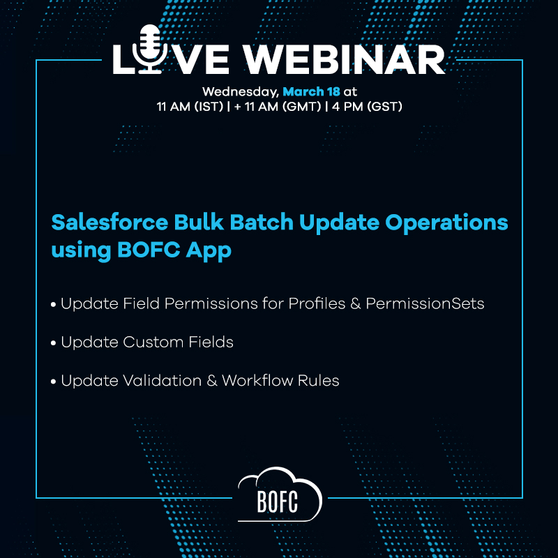 Webinar - Bulk Batch Update Operations