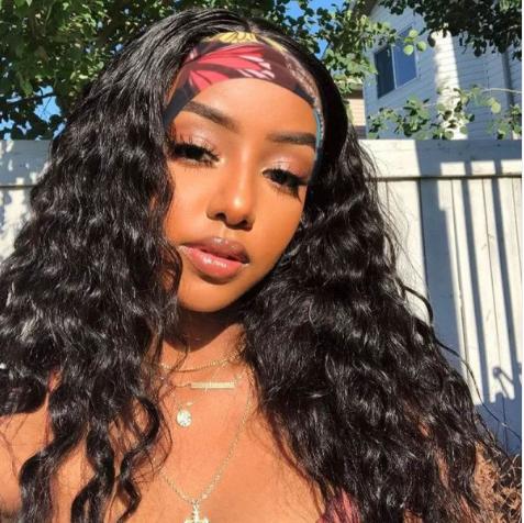 headband wig human hair