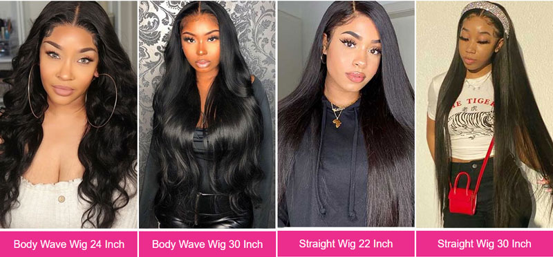 hd body wave and straight wig