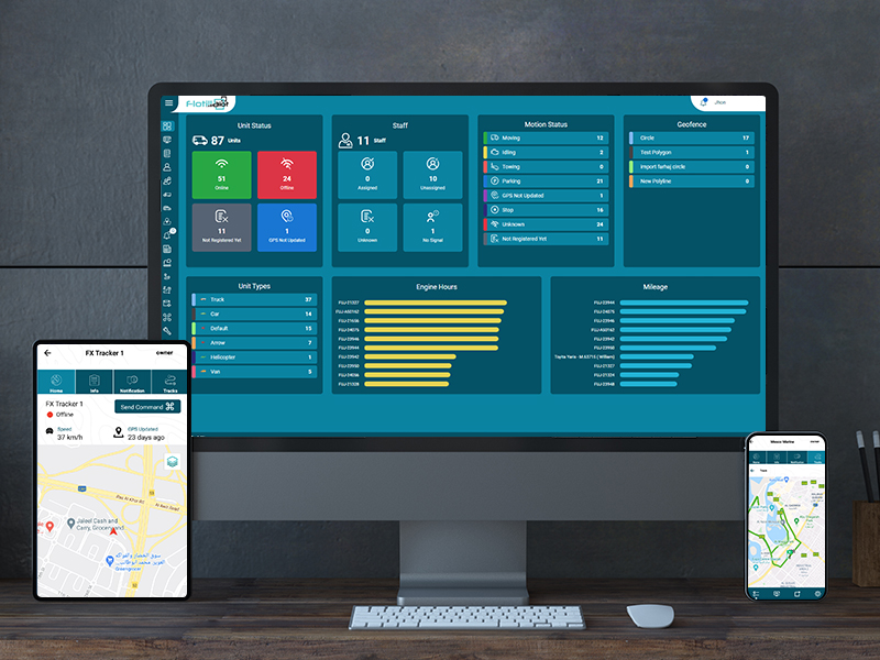 Flotilla IoT fleet management software