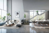 22 Ft Tall Living Area is Best for Next Interior Savvy Living Experience