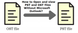 How to Open and View PST and OST files Without Microsoft Outlook?