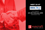 SYSCRAFT INFORMATION SYSTEM PVT. LTD. ANNOUNCES PARTICIPATION IN INDIASOFT SHOW 2019