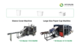 Paper Bowl Making Machine | Square cup Forming Machines | Round & Square Food Containers | HYUNJIN