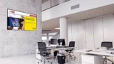 Using Office Digital Signage to Enhance the Workplace Environment.
