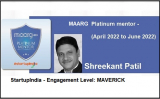 One On One Mentorship Initiative By Platinum Mentor At MAARG Startup India – Shreekant Patil